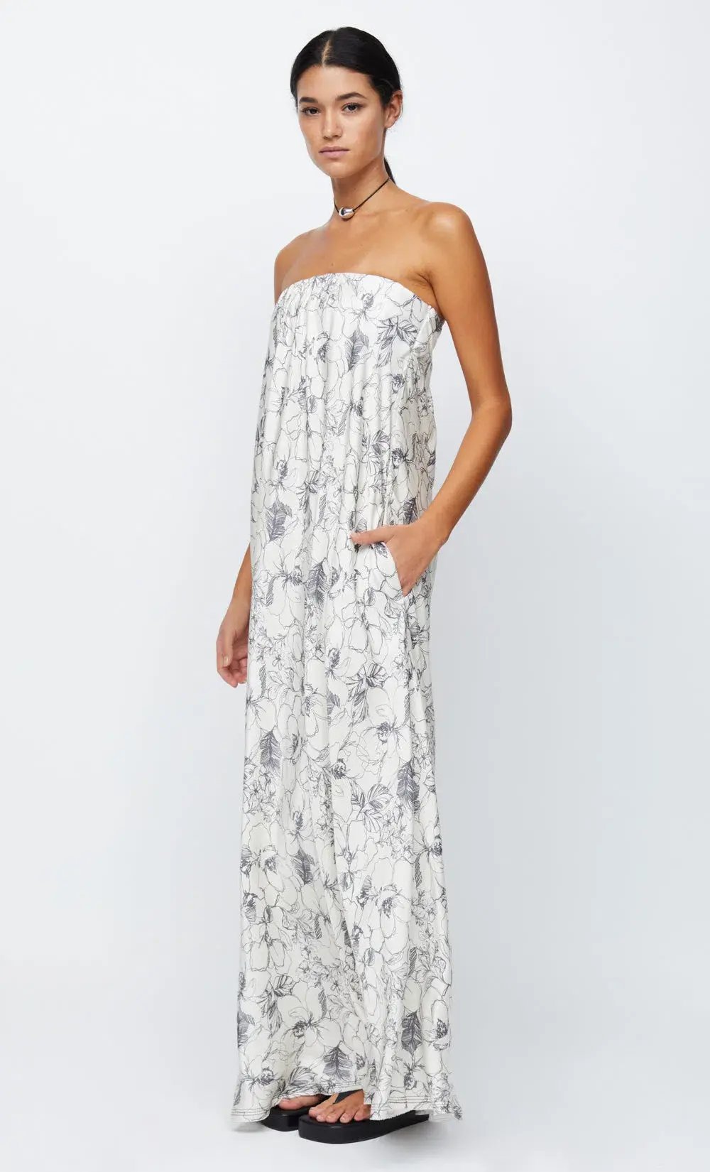 Bec & Bridge Tillie Strapless Maxi Dress Floral Size 14 / XL photo 4