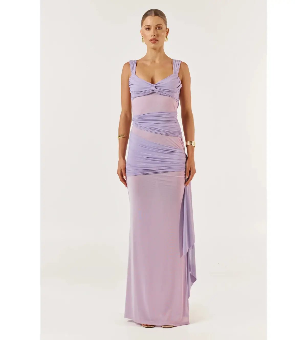 She is Olla Ariel Maxi Dress Lavender Size AU 8 photo 2