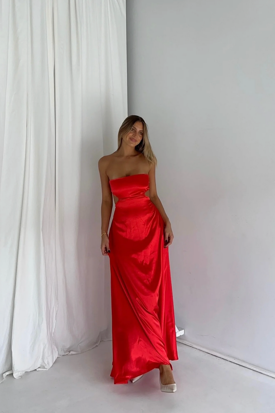 Lane & Sass Luna gown - Red photo 4