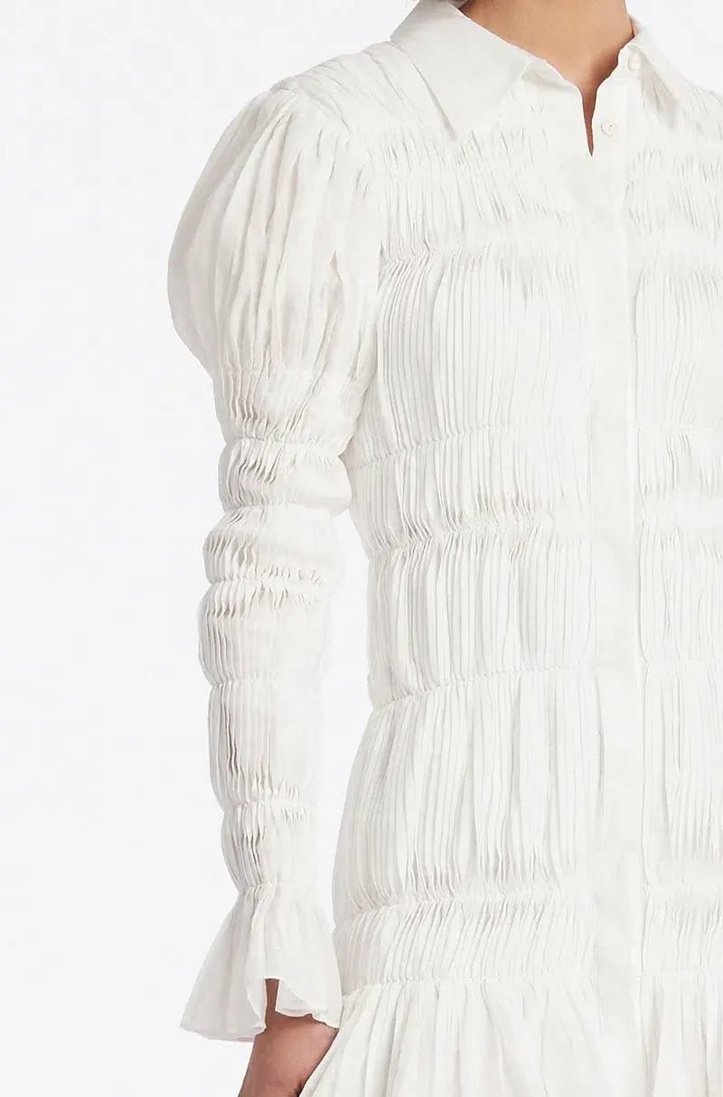 Sir The Label Xanthe L/S Mini Dress Ivory Size 1/AU 8 photo 3