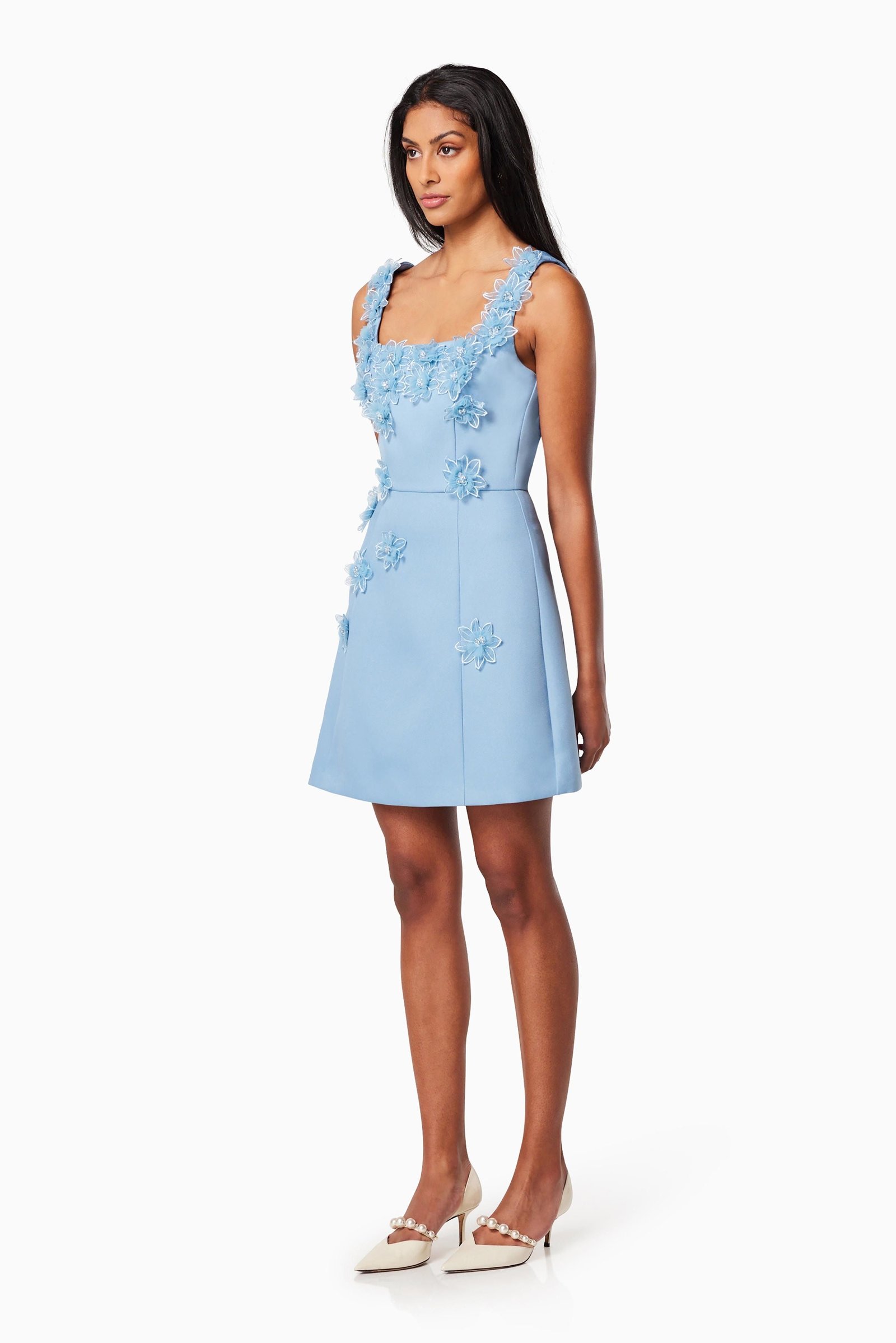 ELLIATT BRUGES DRESS - CORNFLOWER photo 4