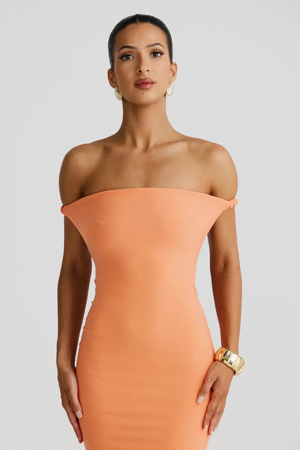 Melani The Label Maia Maxi Dress in Papaya Size S AU 8 photo 4