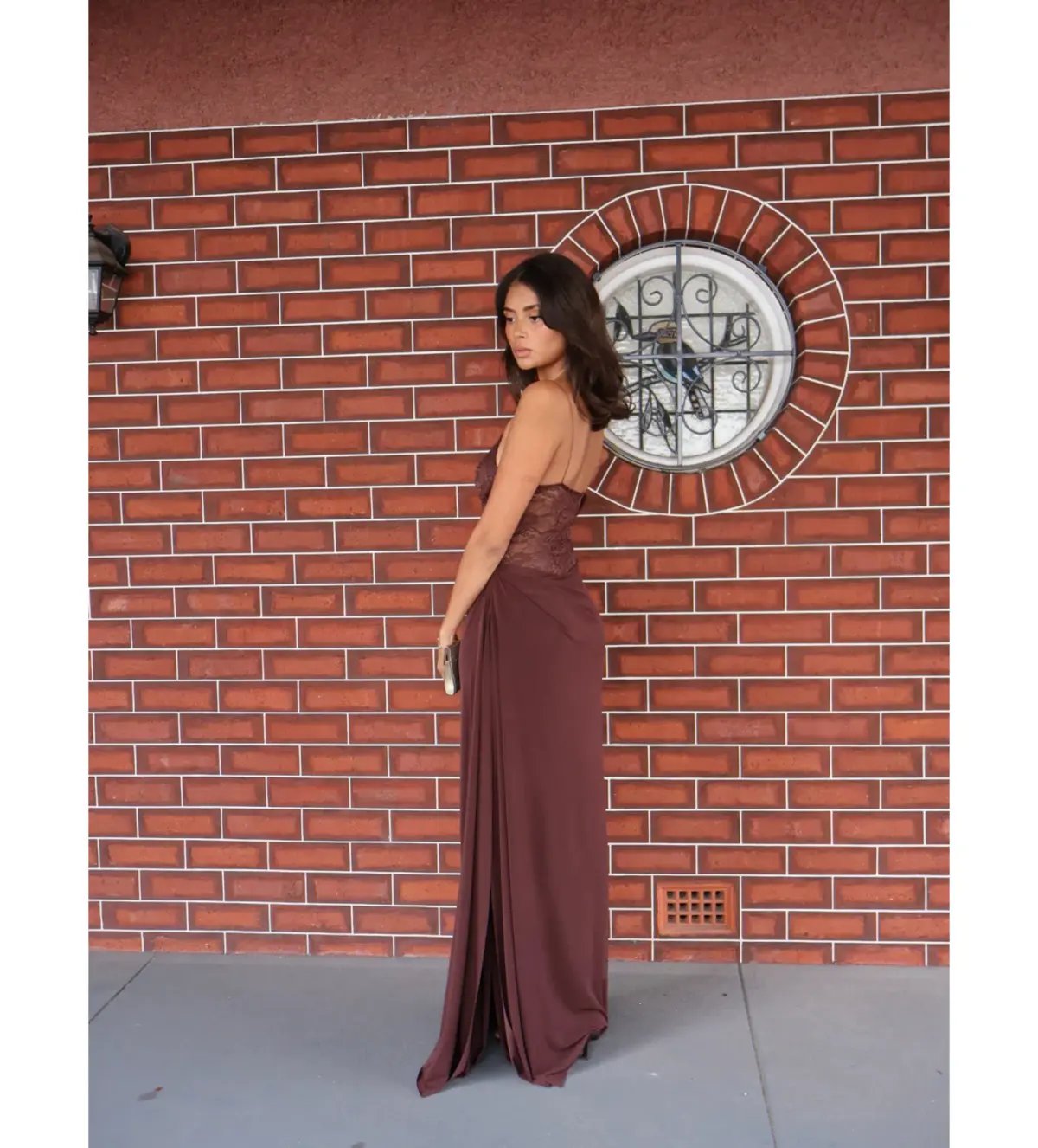 Natalie Rolt Sloane Maxi Dress Espresso Size 2/AU 10 photo 5