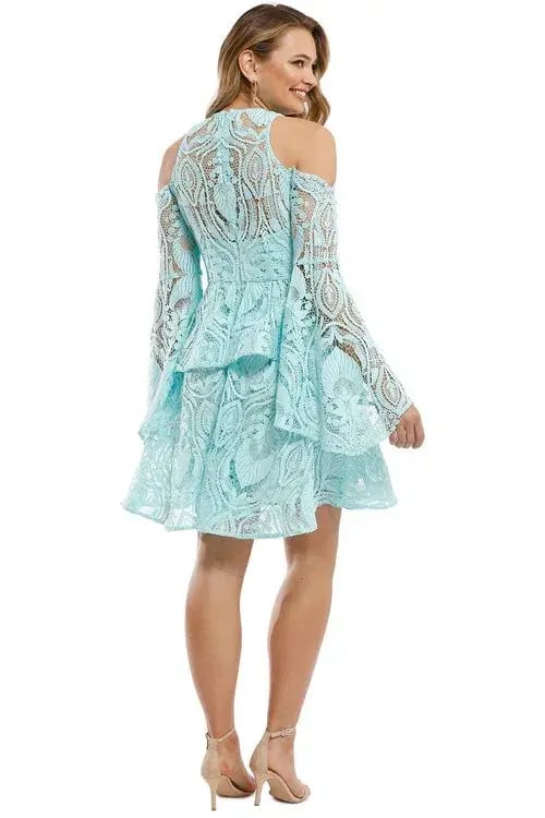 Thurley  Amethyst Sleeve Dress Blue Size 10 photo 2