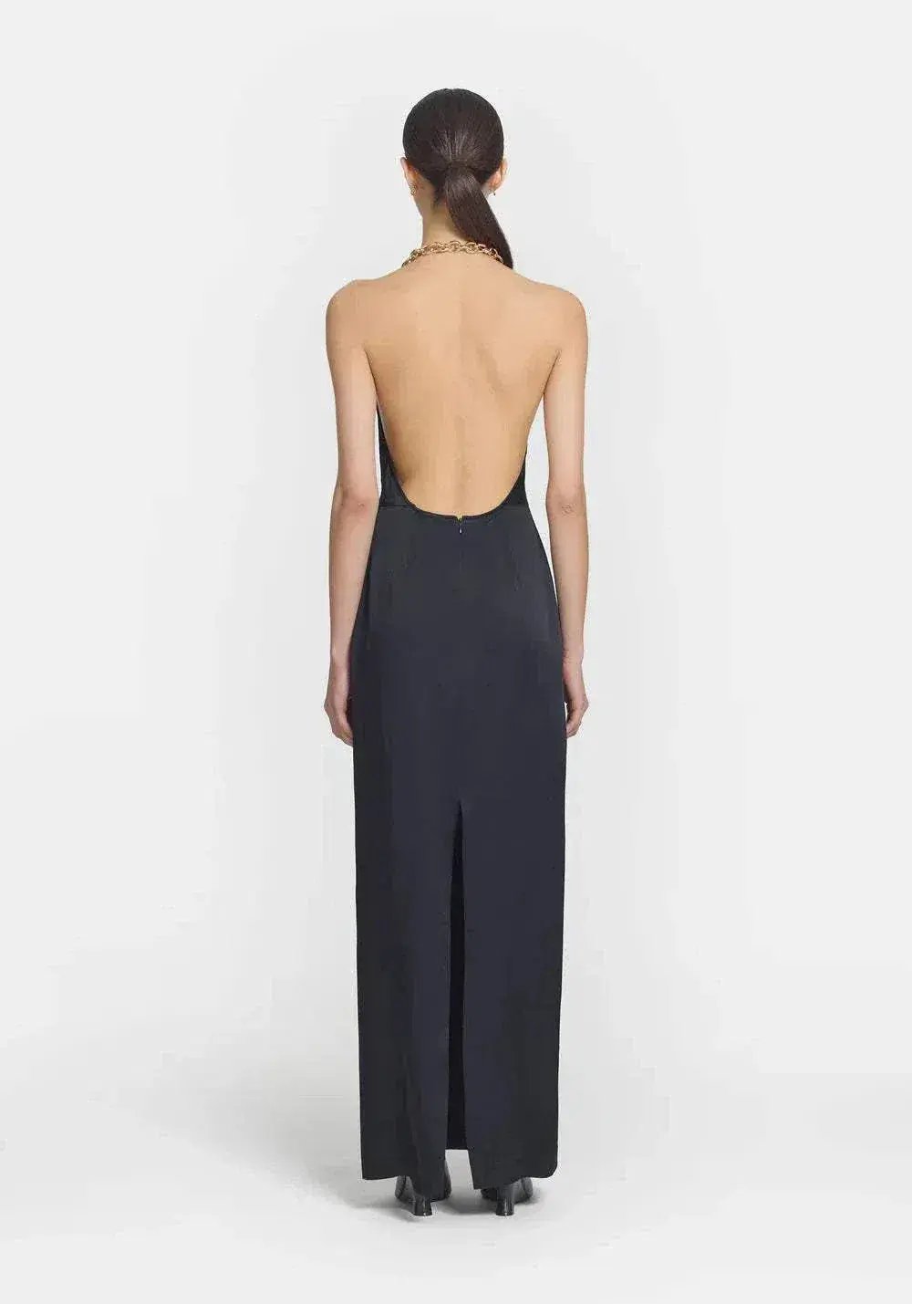 Viktoria and Woods Ageless Chain Dress in Black photo 3