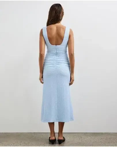 Lover Sylas Dress Blue Midi Size AU 8 photo 2