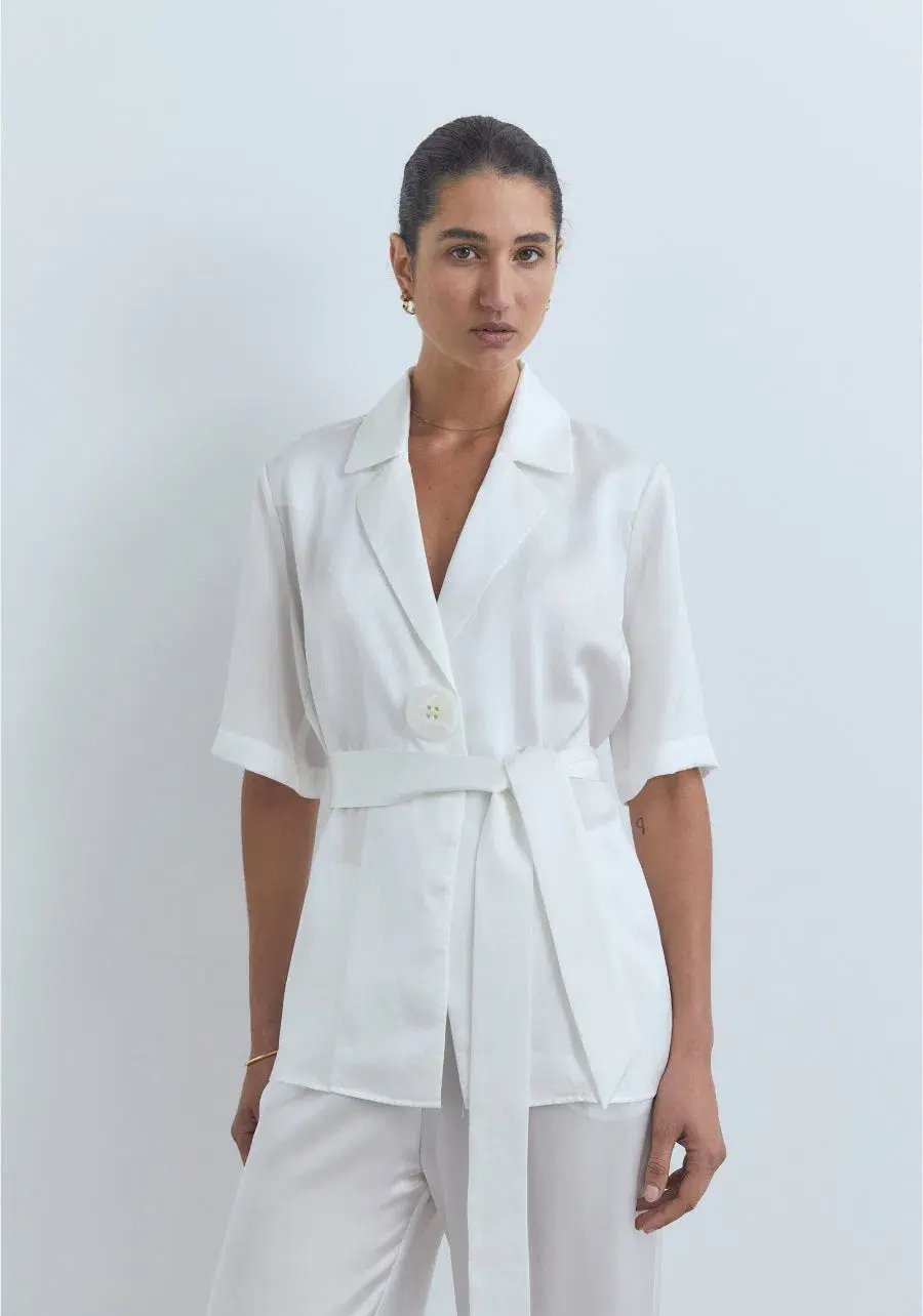 VIktoria & Woods Chorus Top & Pilot Pant Set Ivory Size 1 / AU 8 photo 2