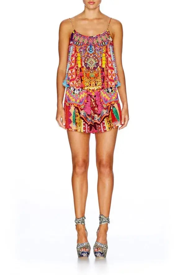 Camilla Childs Play Silk Playsuit Multi Size 8 photo 7