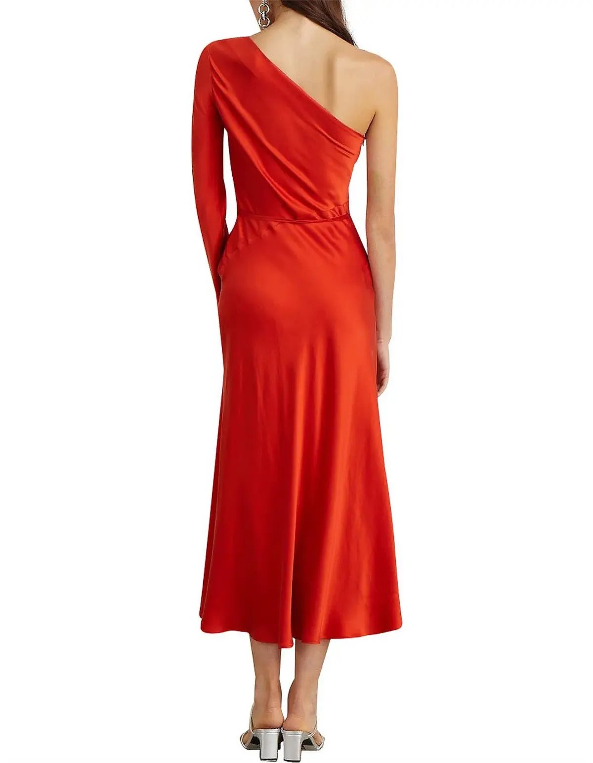 Bec and Bridge Classic One Shoulder Dress Red Size 10 photo 2