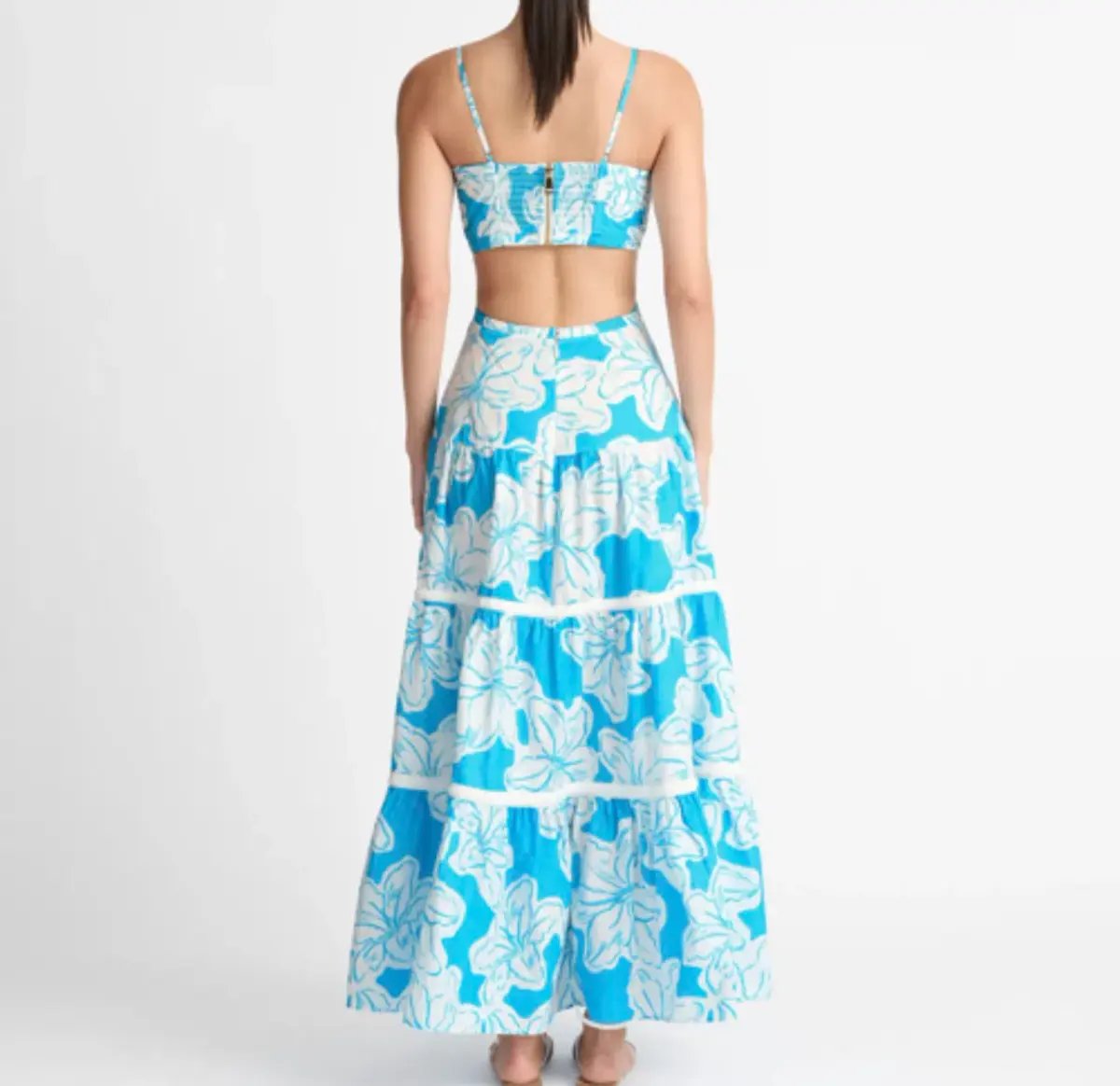 Sheike Tropic Breeze Maxi Dress Blue Size 10 photo 3