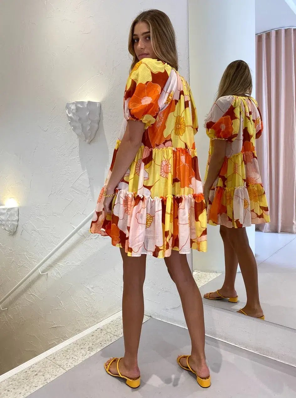 Steele Helio Dress Print Size XS photo 3