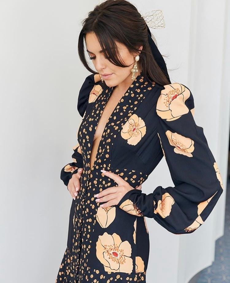 Acler Elton Dress Poppy Mix Print Size 10 photo 5