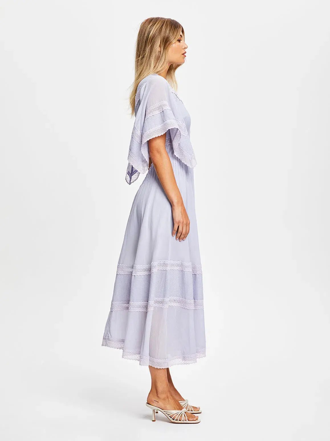 Alice McCall Lavender Some Girls Midi Dress Purple Size 6 photo 4