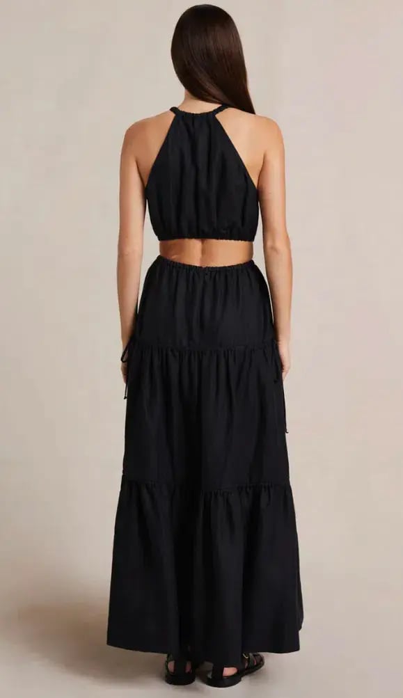 Bec and Bridge Helene Maxi Dress Black Size 8 photo 3