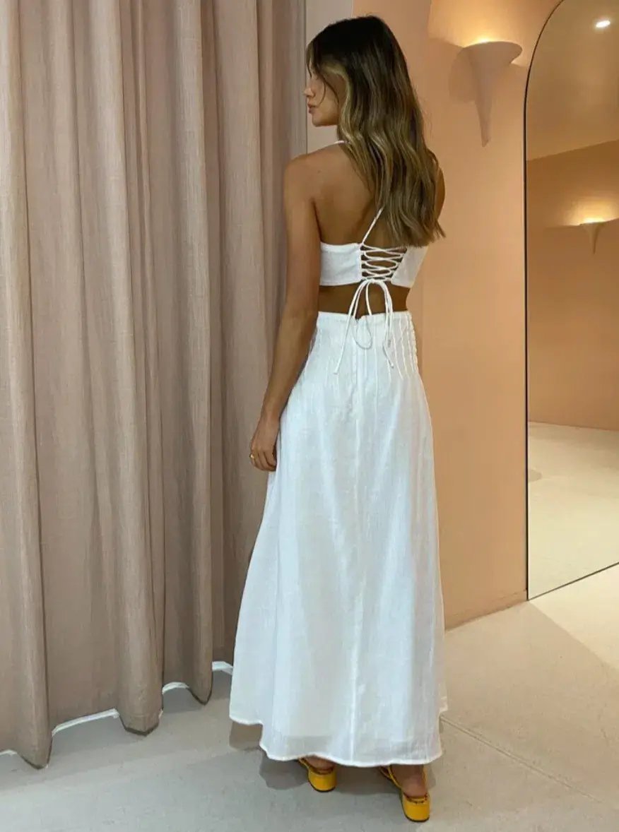 Issy Eveylyn Dress White Size 10 photo 2
