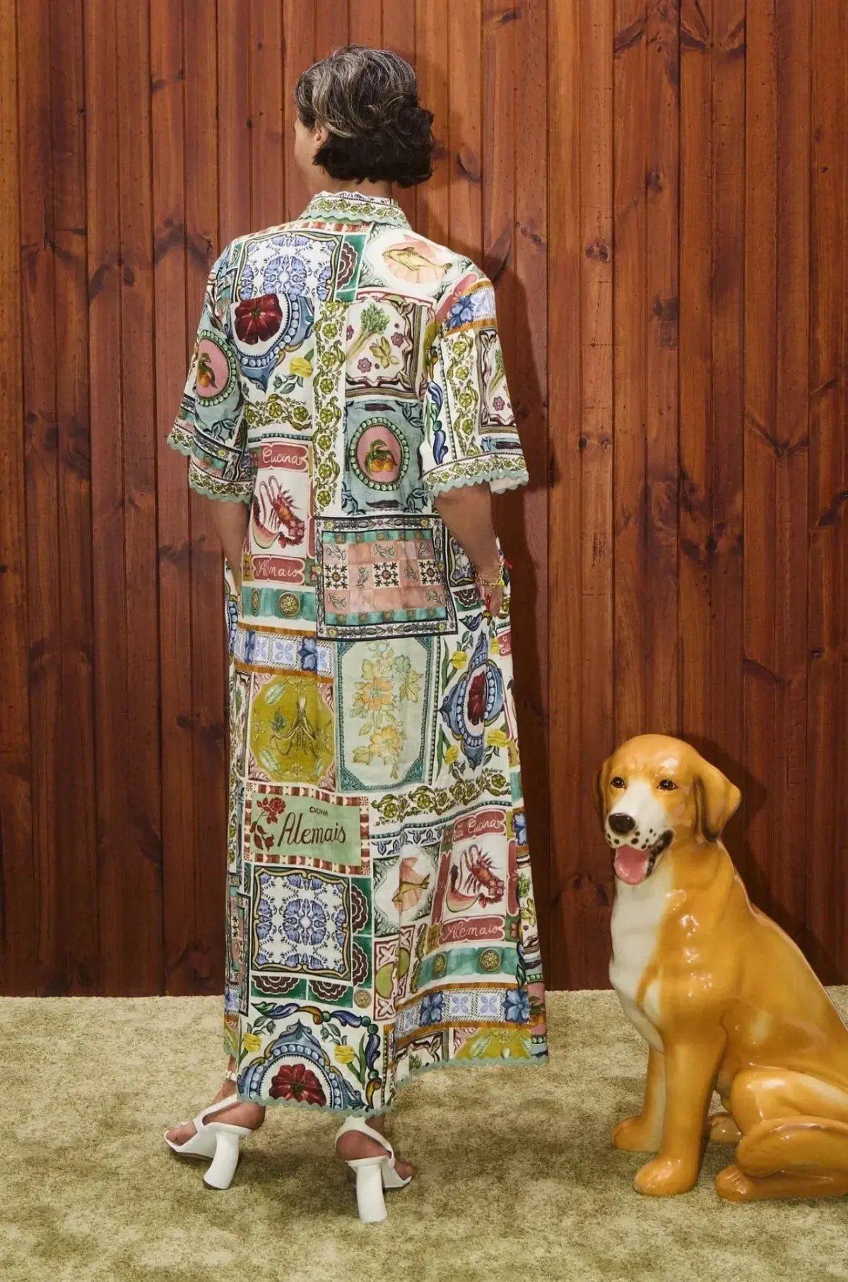 Alemais Tommasina Shirtdress Multi Size 12 photo 2