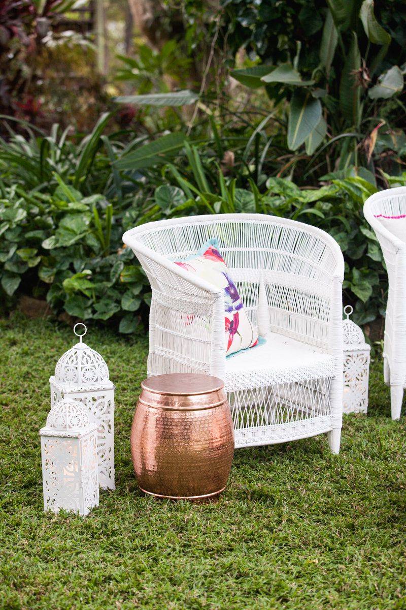 White Metal Moroccan Lanterns photo 3