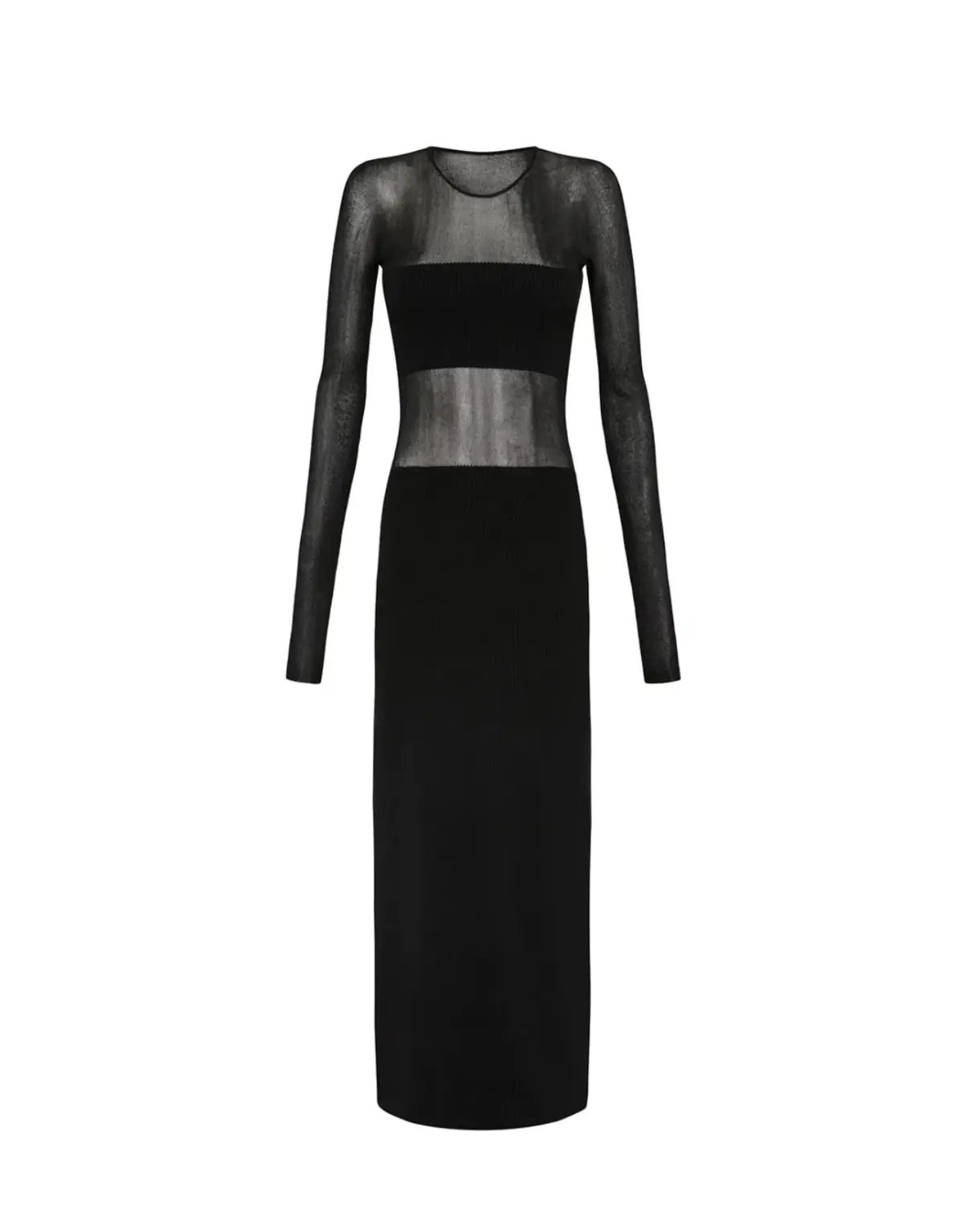 Sir the Label Impermanence Splice Maxi Dress Black Size 10 photo 5
