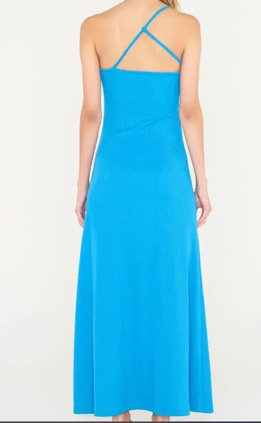 Christopher Esber Concave Stone Cami Dress in Boston Blue Size 8 photo 3