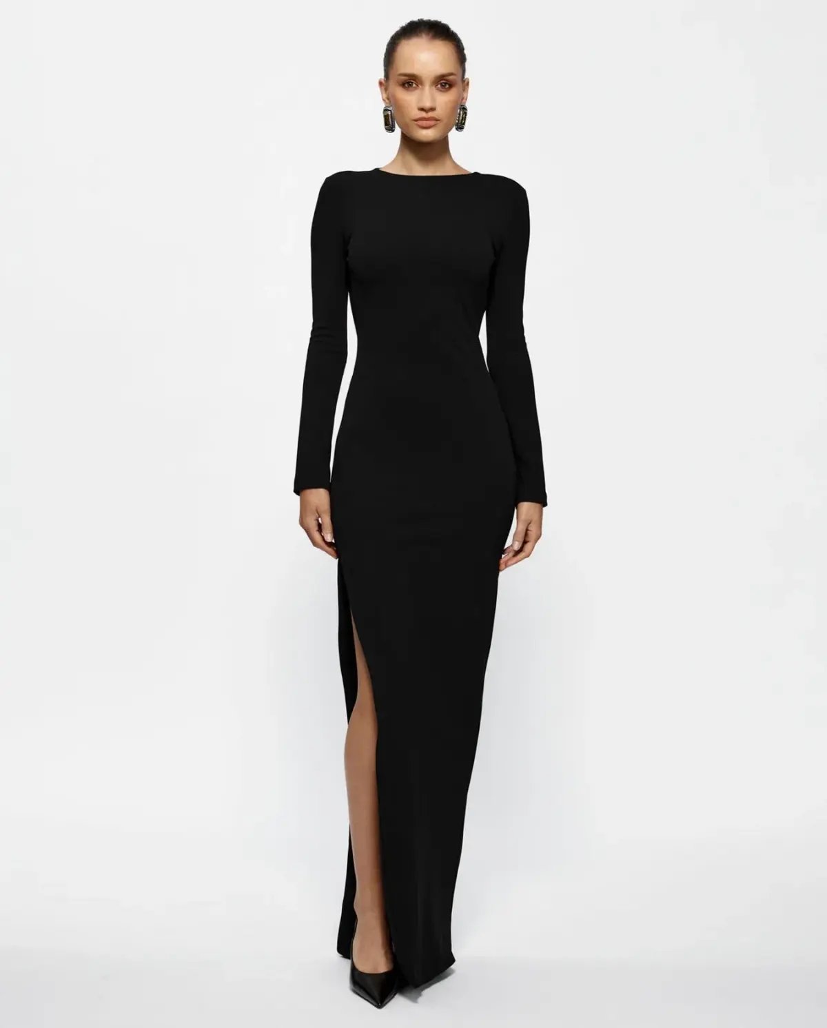 Effie Kats Indie Gown in Black Size 12 photo 2