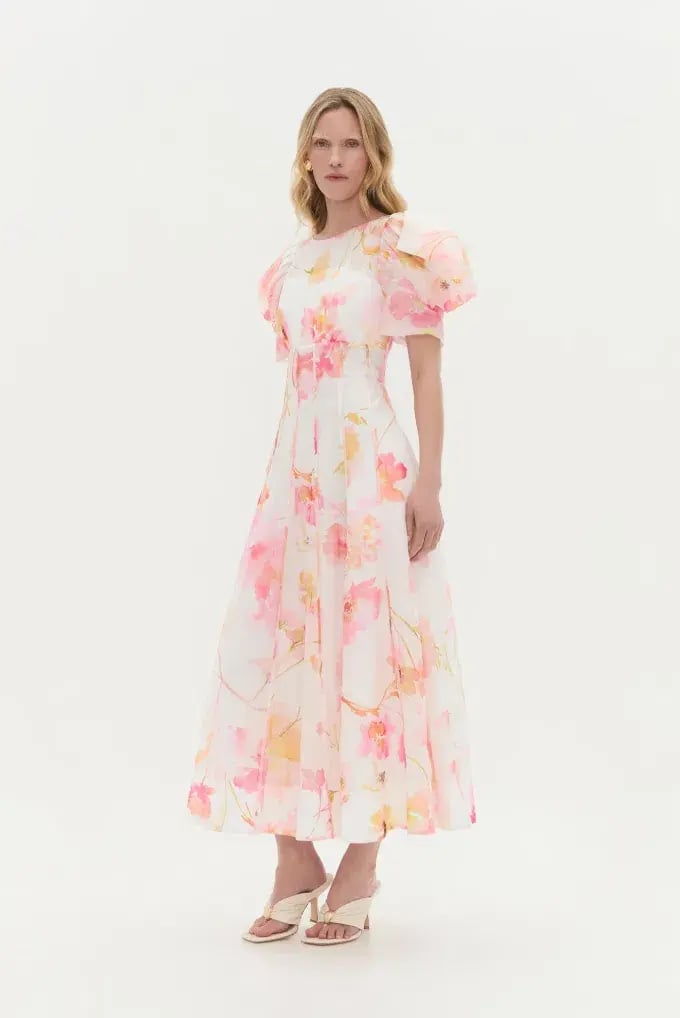 AJE Clementine Midi Dress Size 6 photo 2