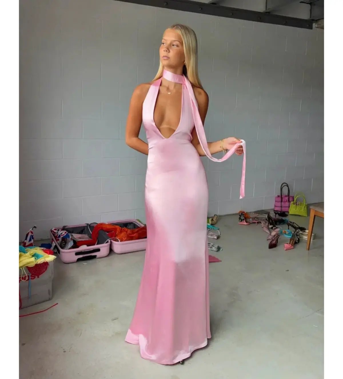 I am Delilah Candy Margot Maxi in pink Size M/ AU 10 photo 2