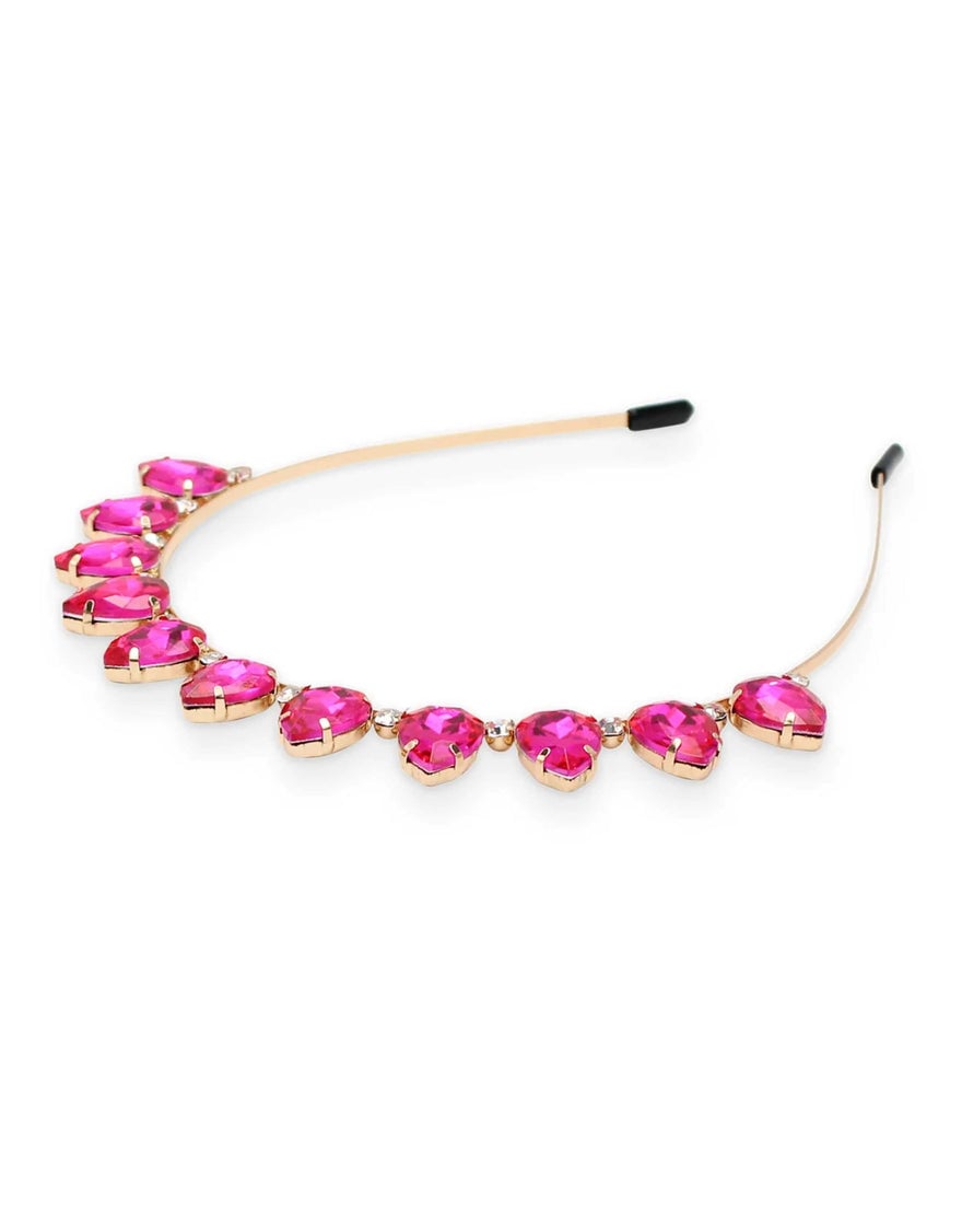 Morgan & Taylor Raye Headband, Hot Pink photo 3