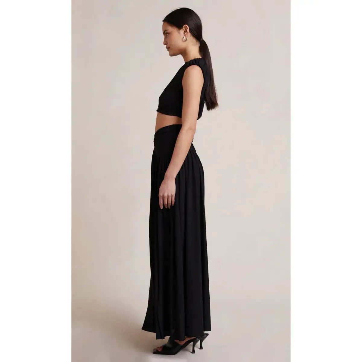 Bec & Bridge Minx Top & Maxi Skirt Black Size AU 6 photo 3