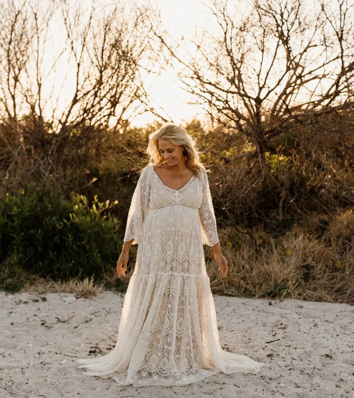 We Are Reclamation Be Love Gown White Size 18 photo 12