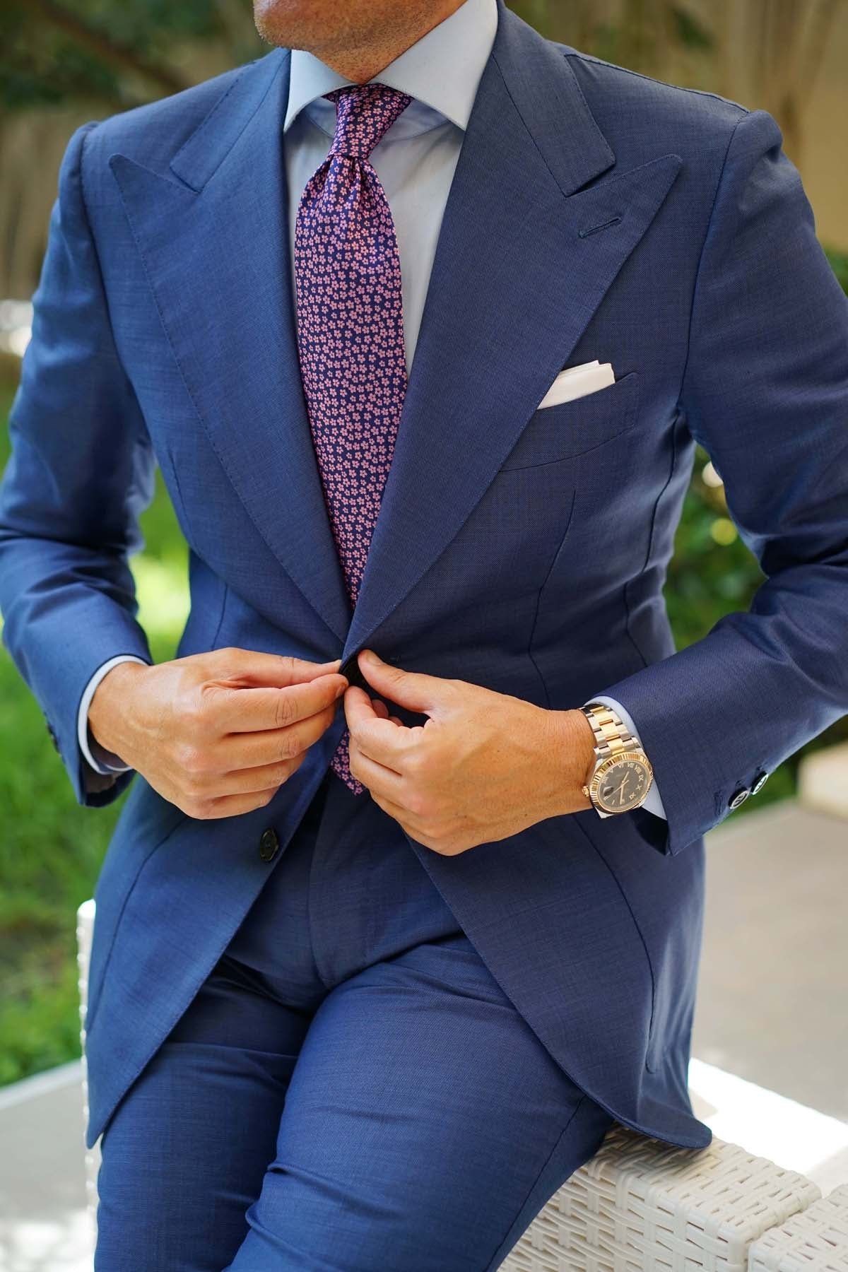 OTAA Plum Blossom Necktie photo 2
