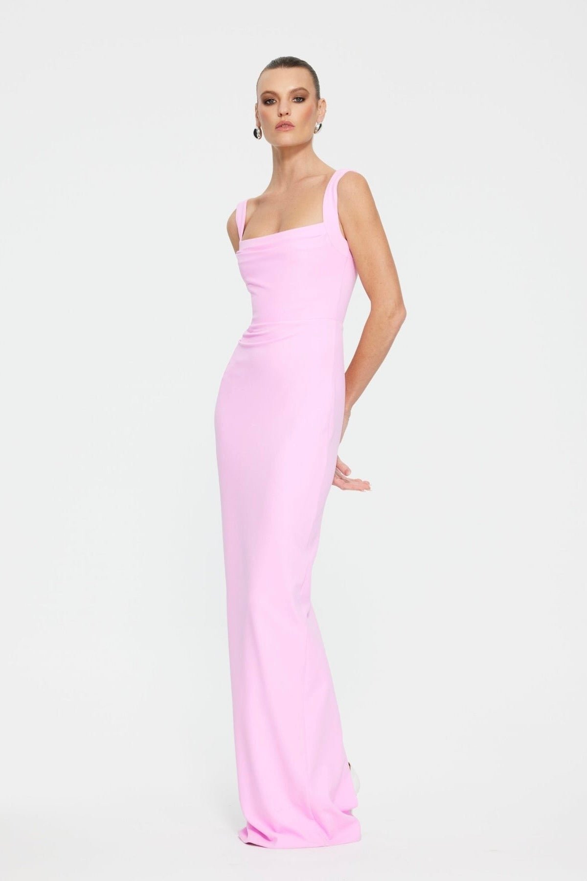 EFFIE KATS MARBELLA GOWN - TAFFY PINK photo 2