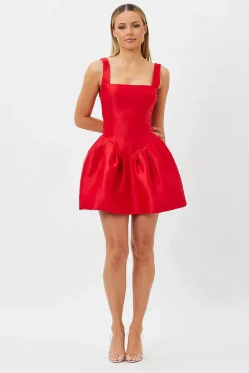 Bianca & Bridgett Alba Mini Dress Red Size AU 6 photo 2
