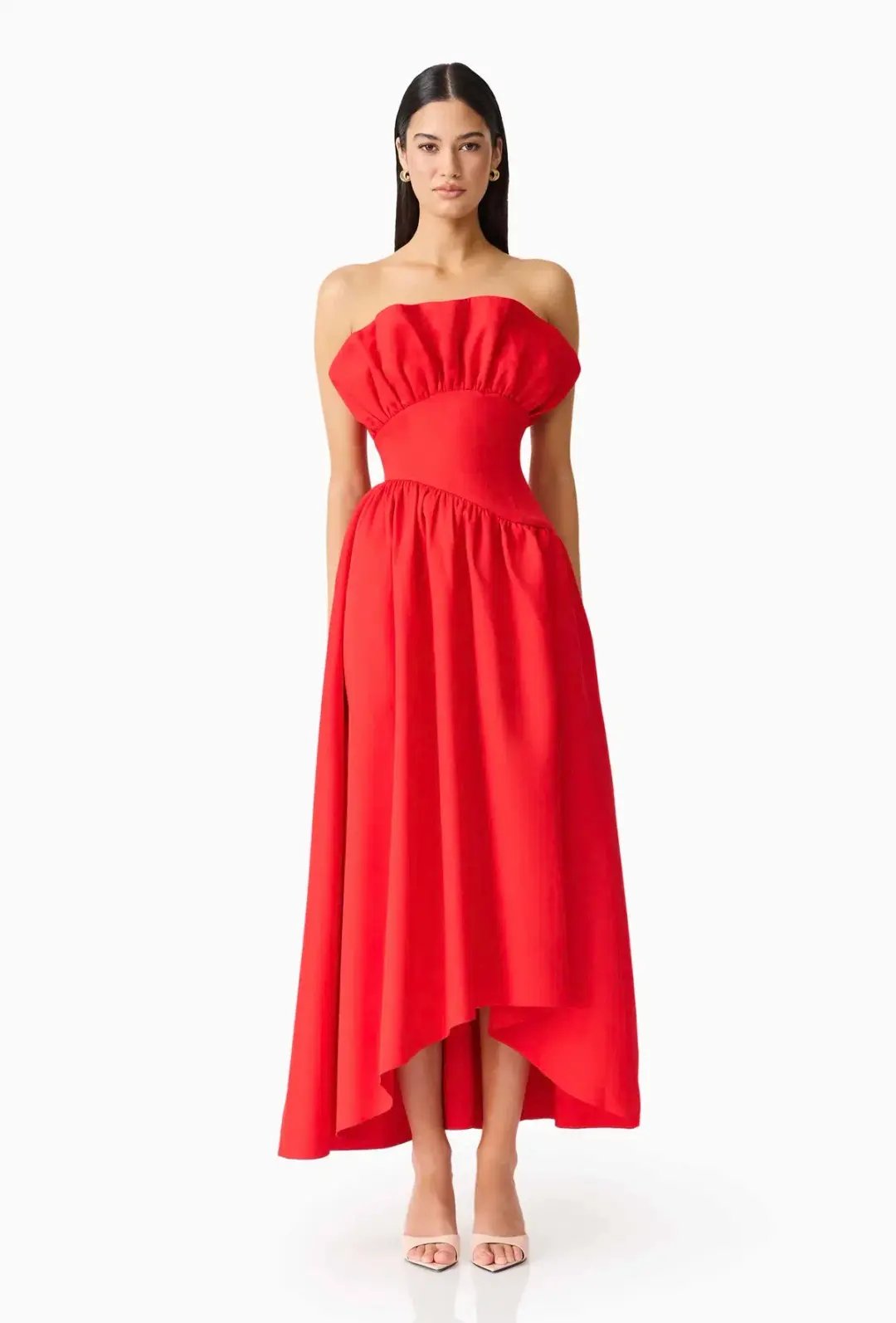 Elliatt Laurel Sleeveless Maxi Dress In Red Size Small photo 4