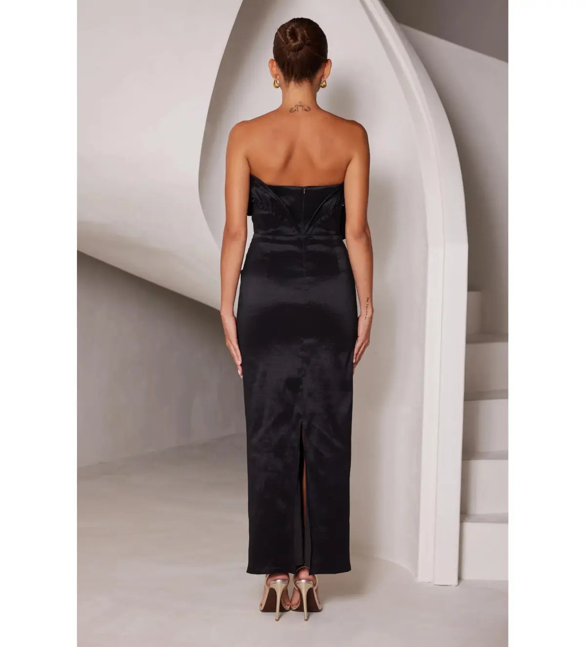 Elle Zeitoune Miles Maxi Dress Black Size 12 photo 5