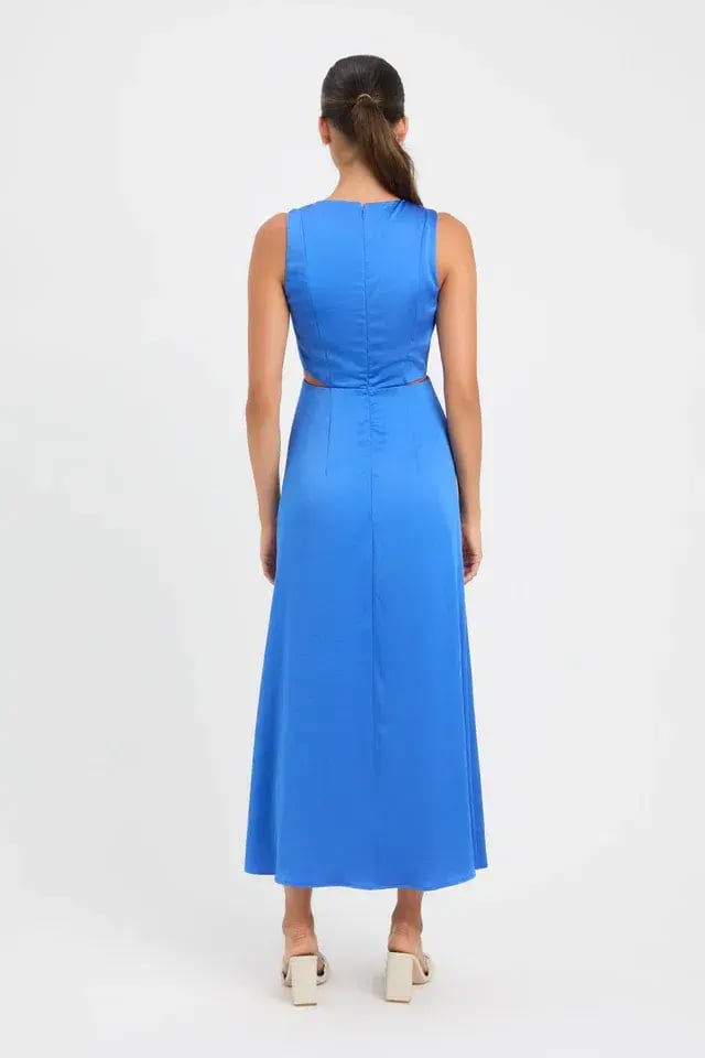 Kookai Milan Cut Out Dress Sapphire Size 36/AU 8 photo 3