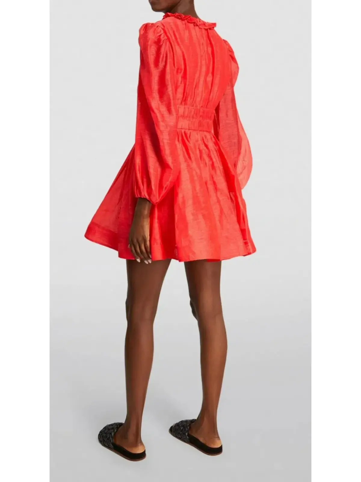 Zimmermann Prima Mini Dress in Red Size 3 / AU 14 photo 2