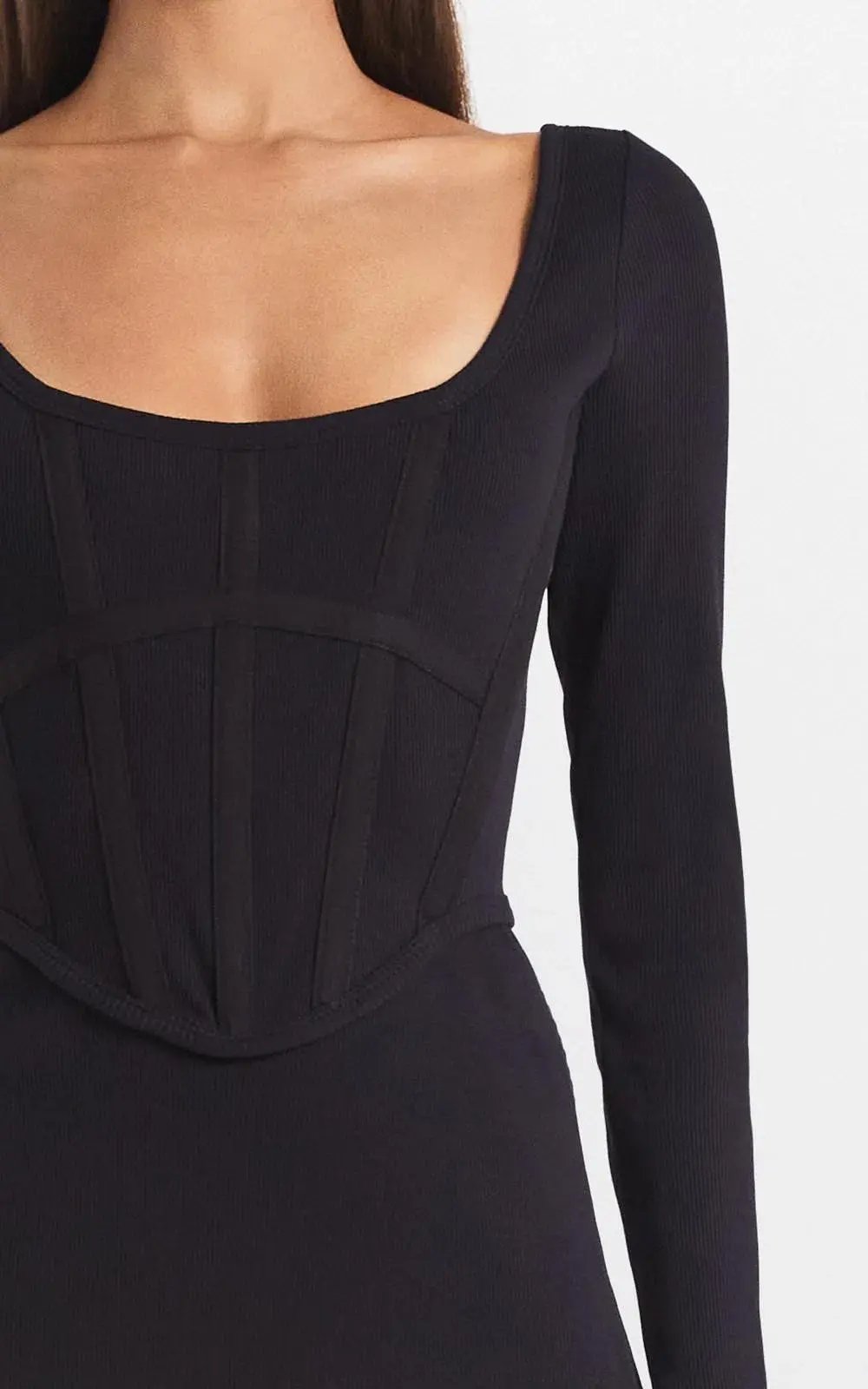 DION LEE Rib Corset Mini Dress photo 2