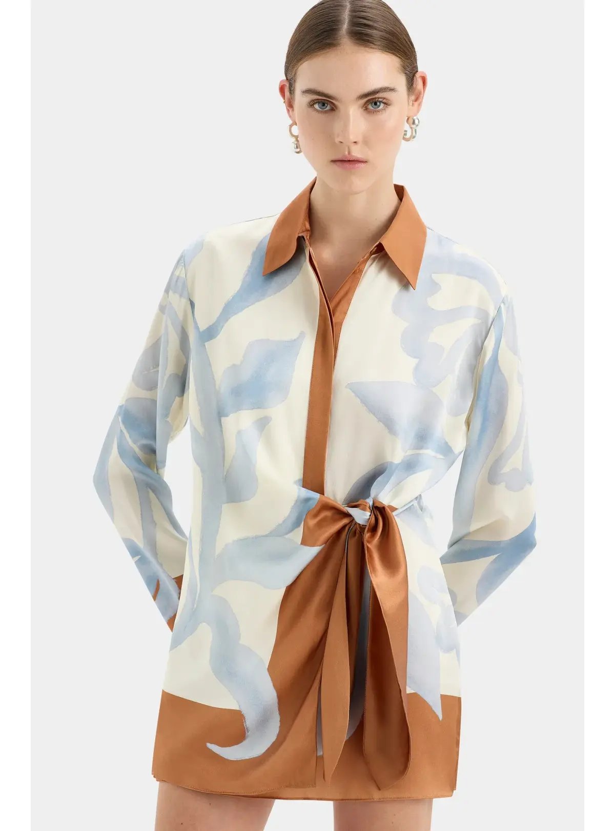 Sir the Label Sorrento Shirtdress Sciarpa Print Size 2 / AU 10 photo 3