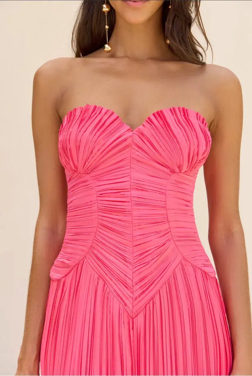 Cult Gaia Ashika Gown Sangria Size AU 8 photo 3
