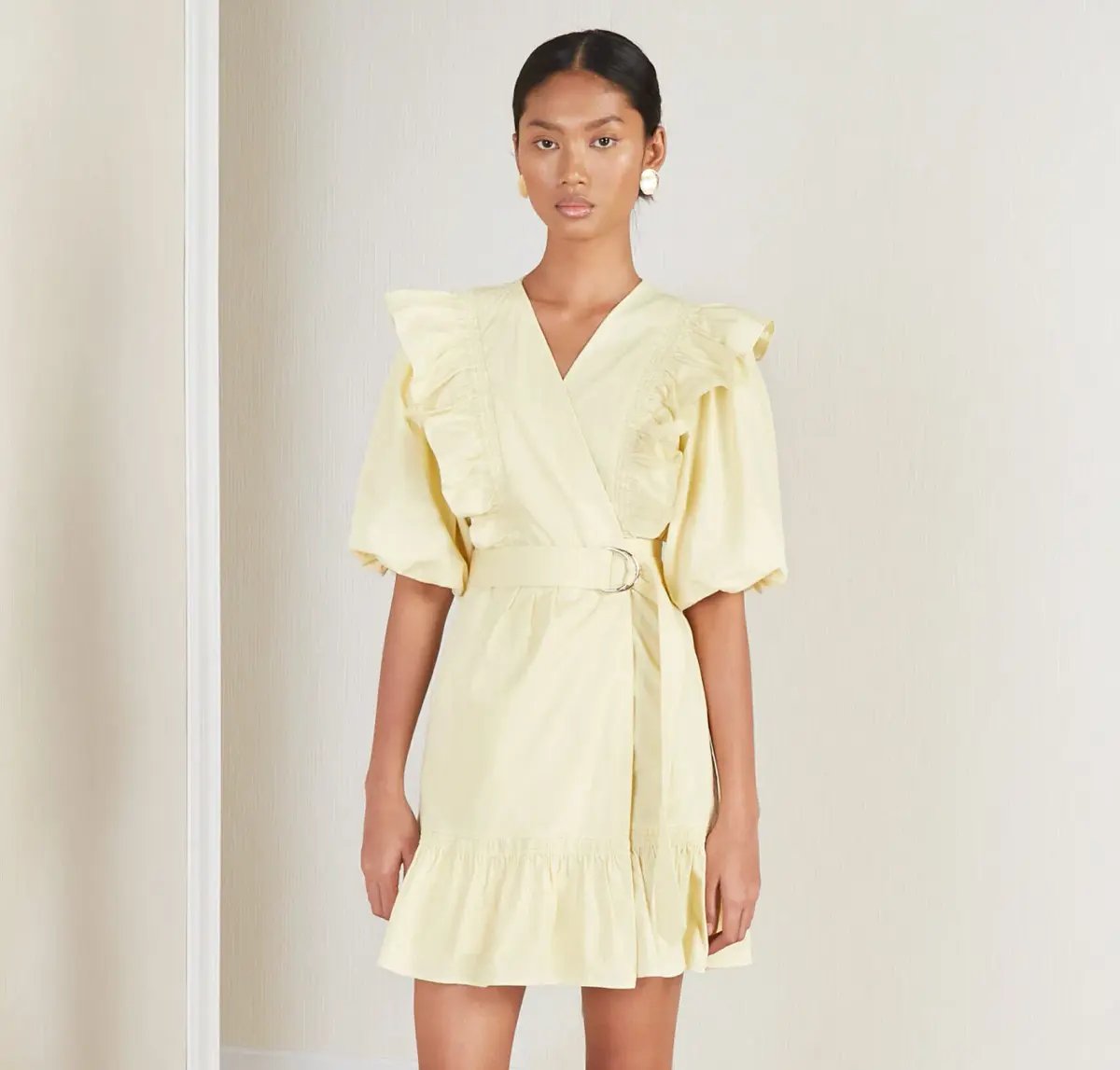 Magali Pascal Anna Dress Yellow Size 8 photo 2