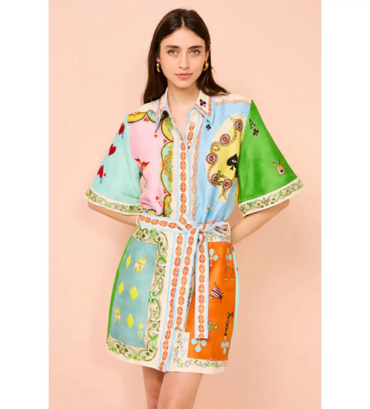 Alemais Rummy Mini Dress Multi Size 12 photo 3