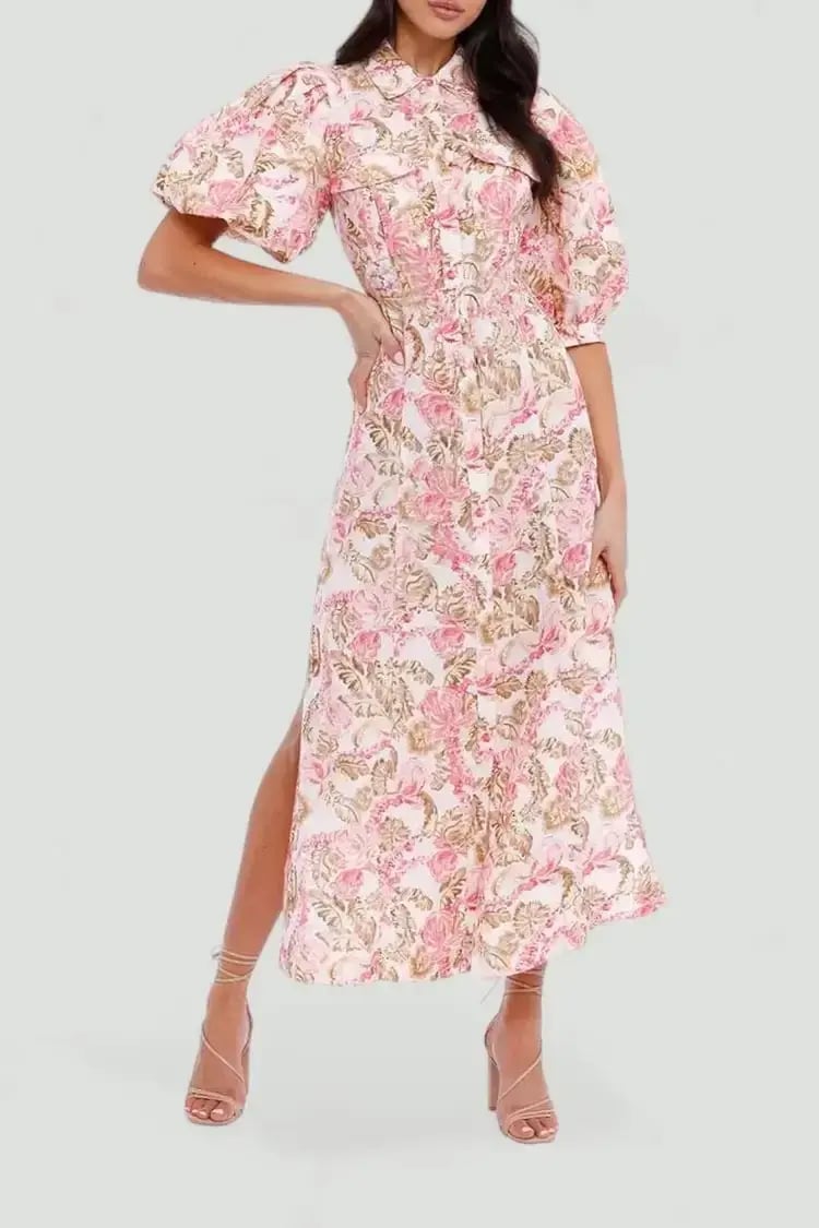 Significant Other Deanna Dress in Sangria Floral Size 6 photo 2