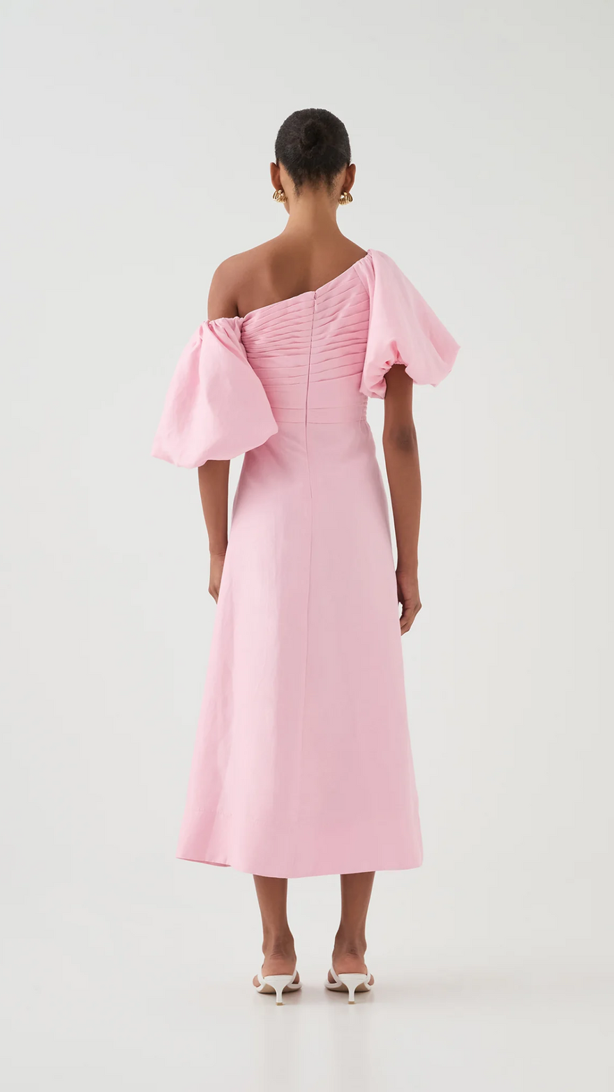 AJE Cadence Ruched  Midi Dress photo 2