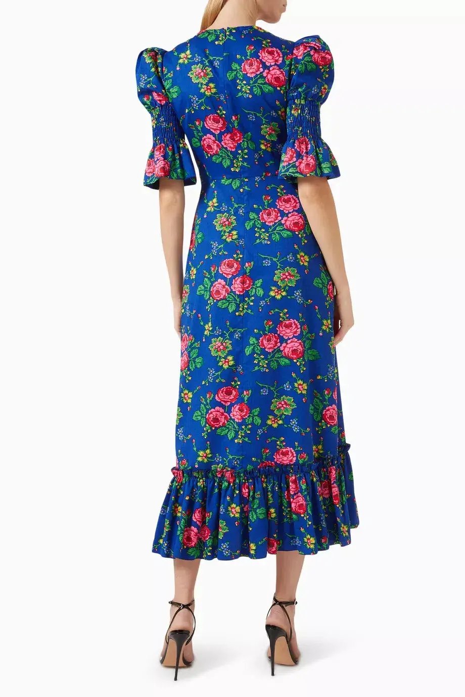 The Vampire’s Wife The Toto Dress Floral Blue Size AU 8 photo 2