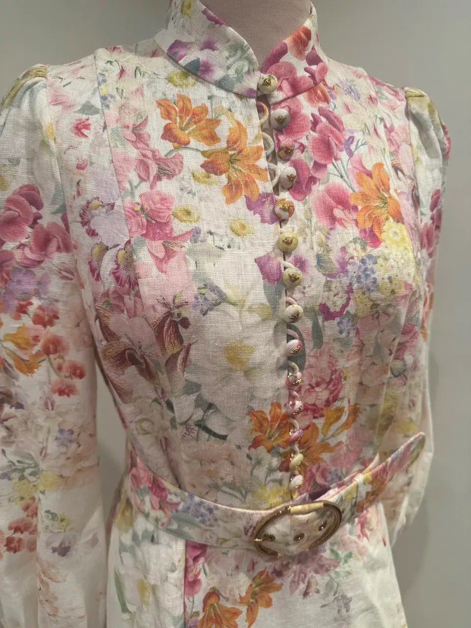Zimmermann Natura Buttoned Mini Dress photo 2