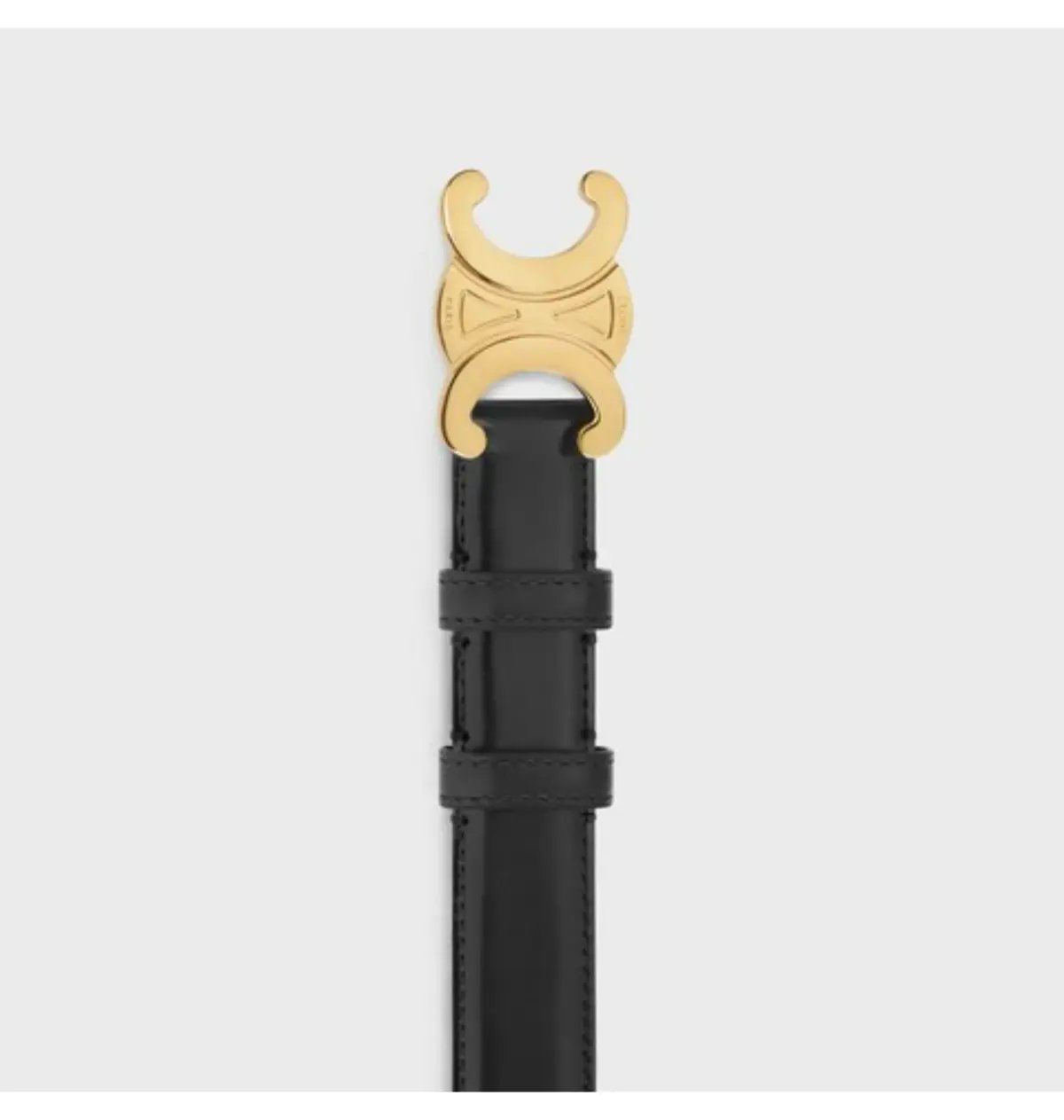 Celine Triomphe Belt Black photo 2