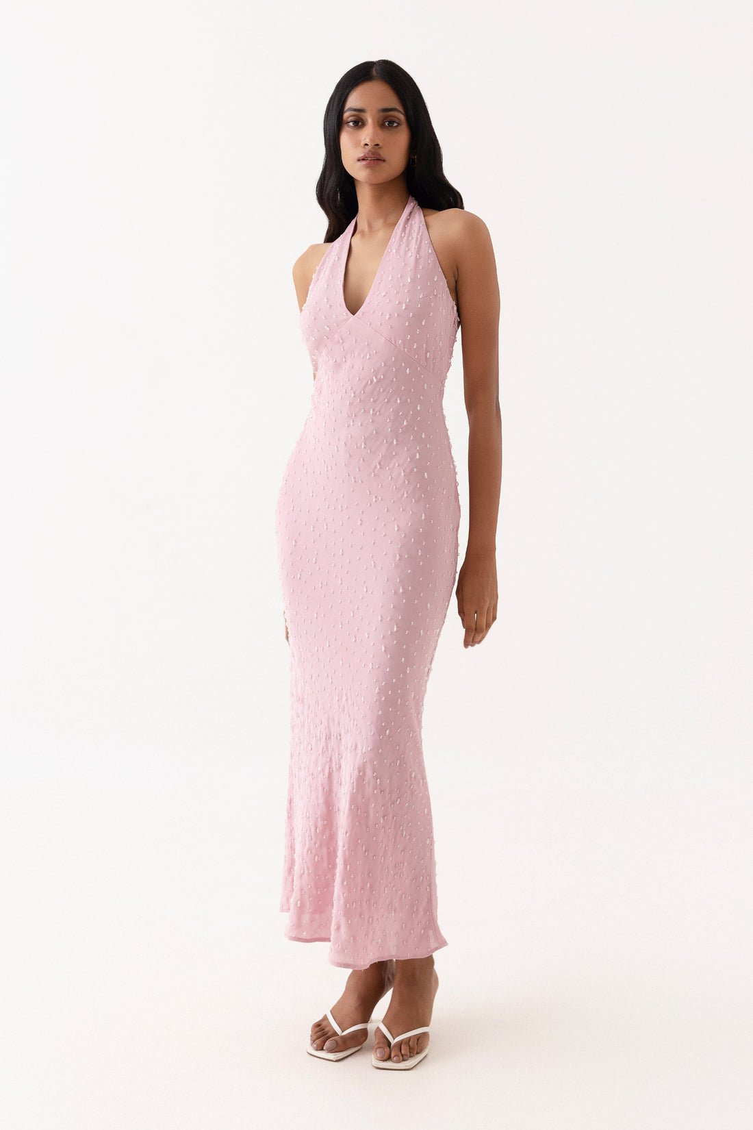 SUMMER AWAY TURIN DRESS - DUSTY ROSE photo 3