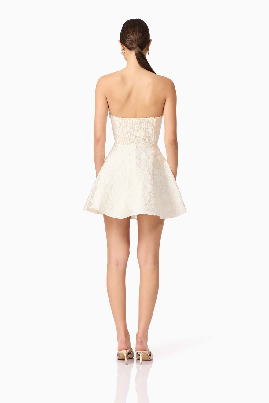 Elliatt Galadirel Strapless Mini Dress - Ivory photo 2