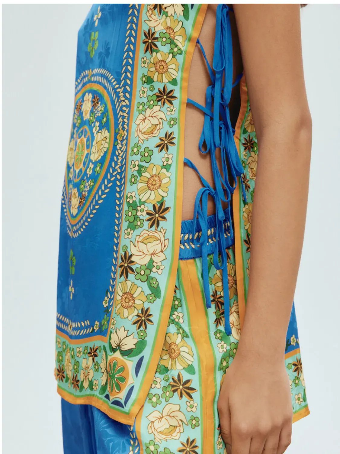 Alemais Linda Top Multi Floral Size 10 photo 4