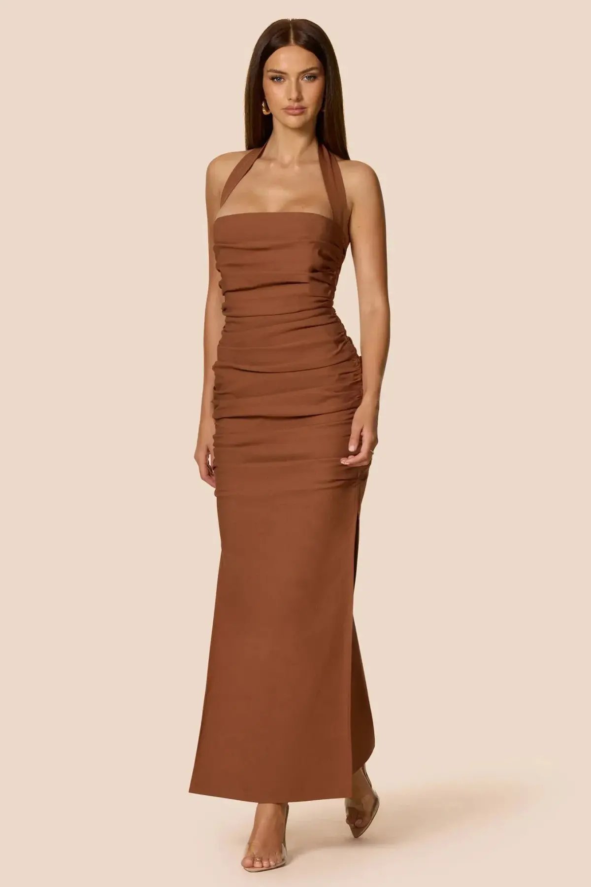 Love Nookie Zenya Maxi Dress in Caramel Size S / AU8 photo 2